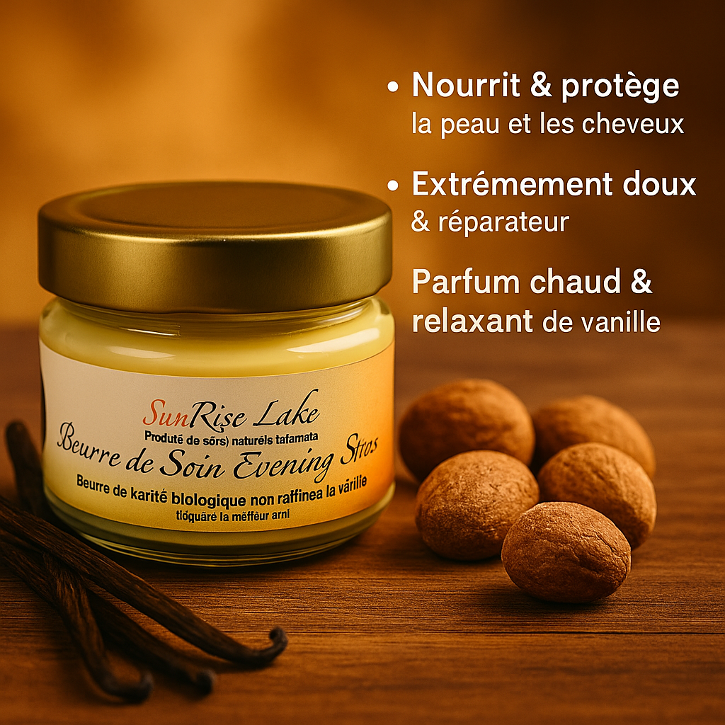Evening Stars – Beurre de Karité Pur & Vanille Naturelle