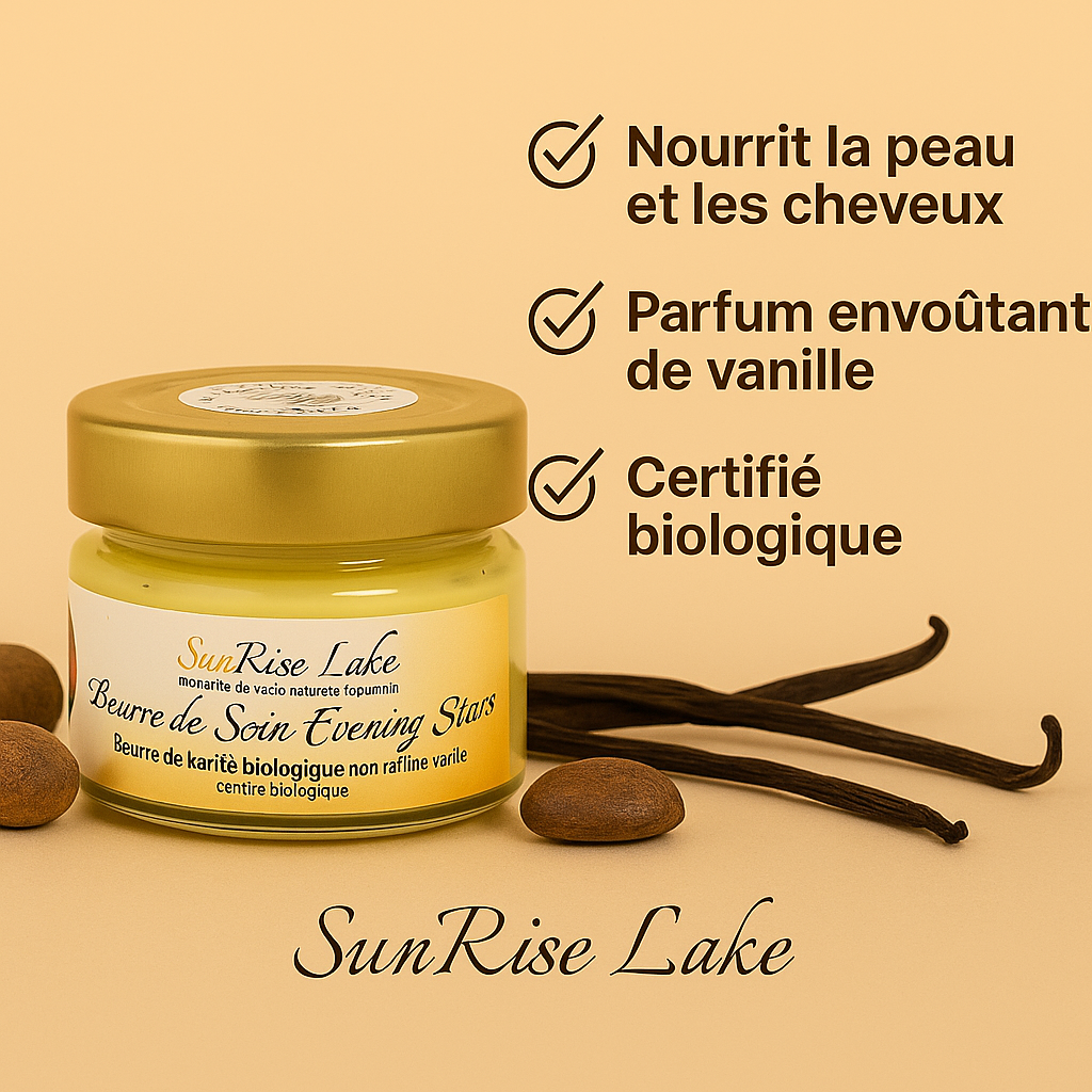 Evening Stars – Beurre de Karité Pur & Vanille Naturelle