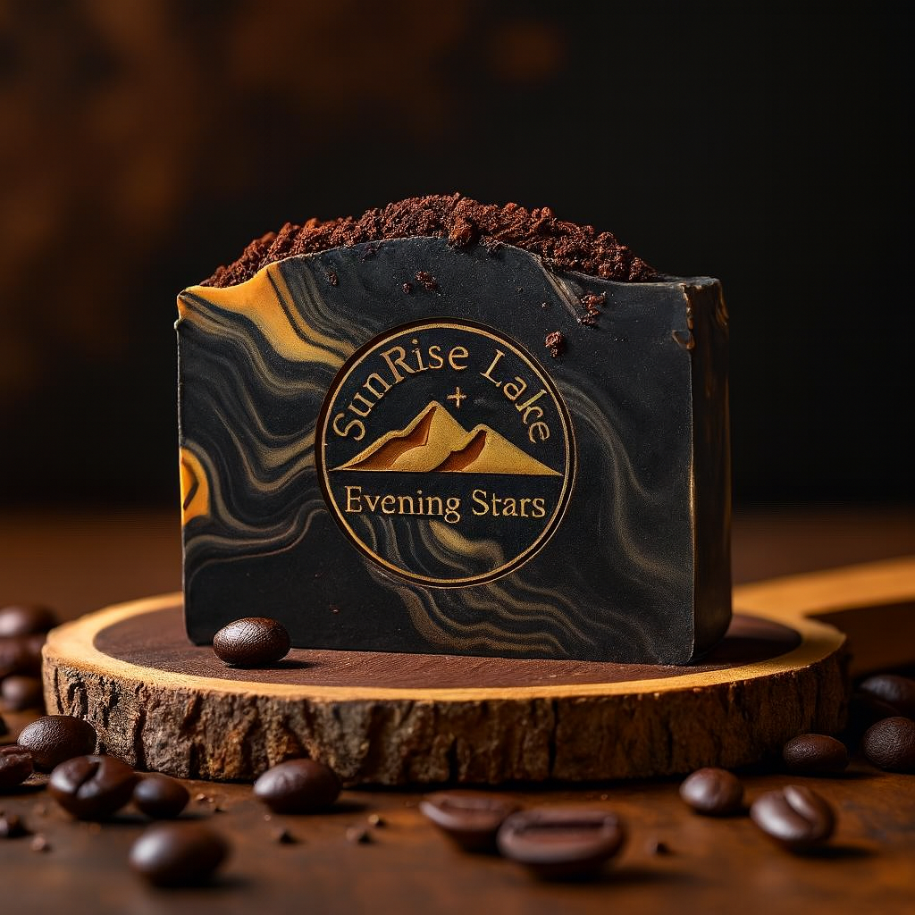 Evening Stars – Savon Naturel au Café- Vanille & Huiles Précieuses