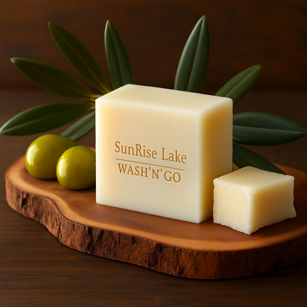 Was’ N’ Go – Savon Traditionnel pour Cheveux au Palmiste & à l’Huile d’Olive