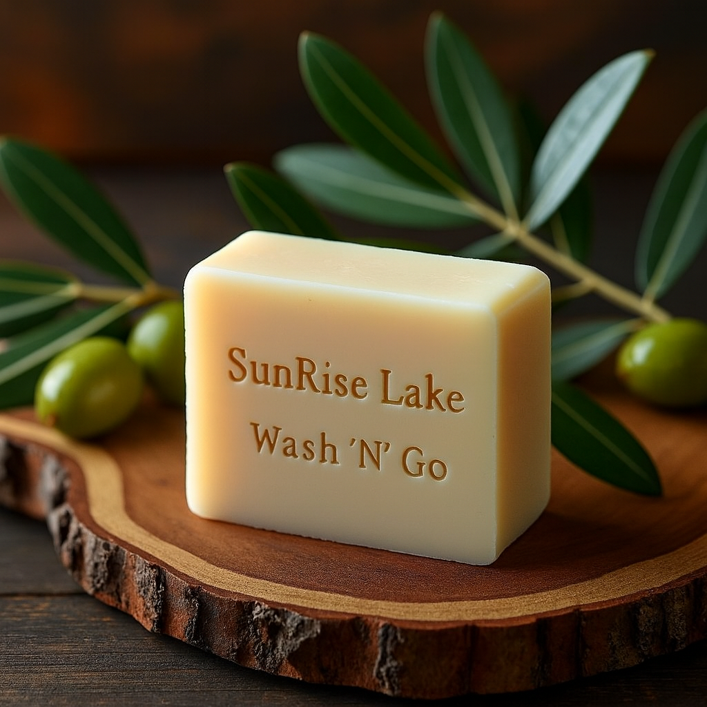 Was’ N’ Go – Savon Traditionnel pour Cheveux au Palmiste & à l’Huile d’Olive